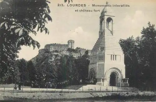 France Lourdes monuments interallies