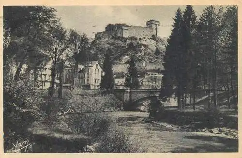 France Lourdes Le Chateau Fort et le Gave