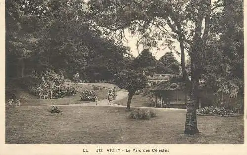 France Vichy le parc des Celestins