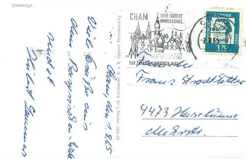 Germany Cham Oberpfalz general view