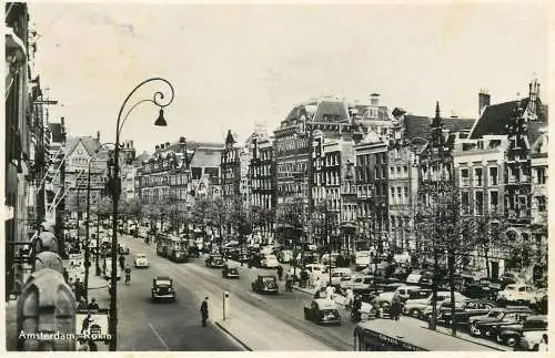 Netherlands Amsterdam Rokin boulevard tramway