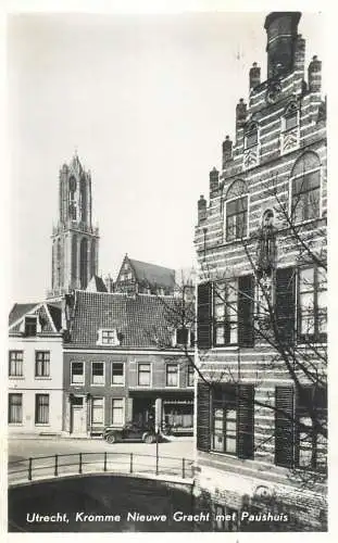 Netherlands Utrecht Kromme Nieuwe Gracht met Paushuis