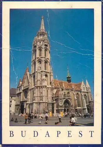 Hungary Greetings from Budapest Matthiaskirche