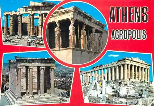 Greece Athens Acropolis multi view