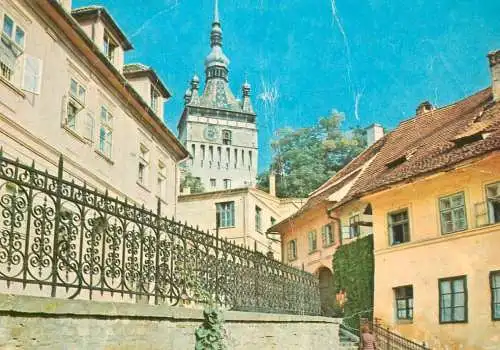 Romania Sighisoara vedere spre cetate