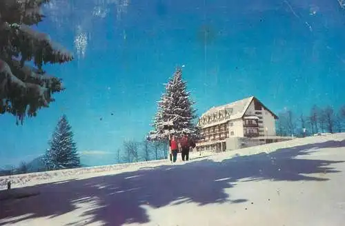 Romania Predeal Hotel "Trei Brazi" peisaj de iarna