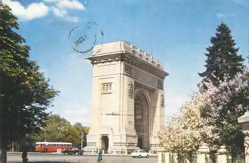 Romania Bucuresti Arcul de Triumf