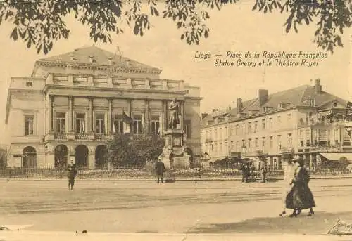 Belgium Liege place de la Republique francaise