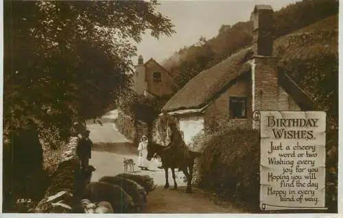 Birthday Wishes countryside scenery village types and scenes
