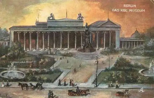 Germany  Berlin Das Konigliche Museum signed artwork