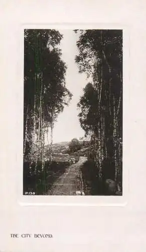 Photographic postcard - The City Beyond