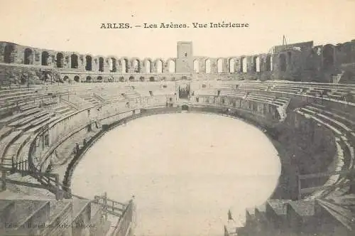 France Arles Les Arenes vue interieure