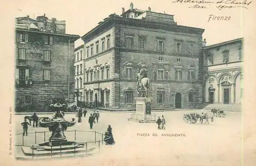Italy Firenze Piazza SS Annunziata