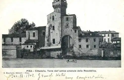 Italy Pisa Cittadella Torre dell'antico arsenale della Republica