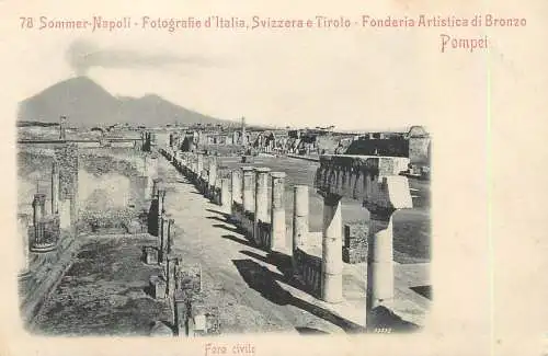 Italy Pompei Foro Civile