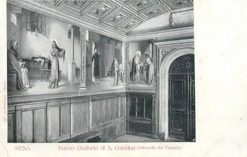 Italy Siena Nuovo Oratorio di S Caterina (Affreschi del Franchi)