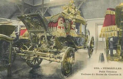 France Versailles Petit Trianon Voiture du Sacre Charles X