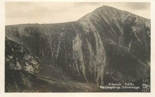 Poland Krkonosw Riesengebirge Schneekoppe