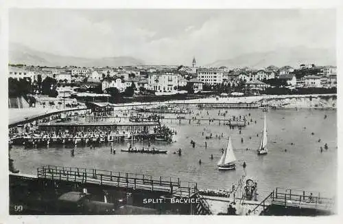 Croatia Split photographic postcard