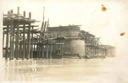 Bridge under construction Real Photo