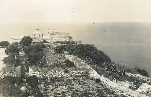 PALESTINE - Monte Carmelo - View of the Monastery - Photo Postcard