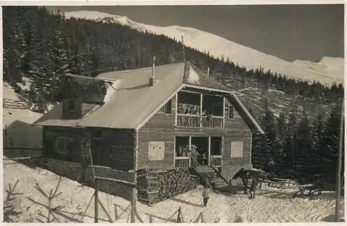 Romania cabane vechi cottage shelter refuge photographic postcard