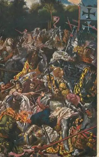 Poland fine art J. Matejko - The Battle of Grunwald