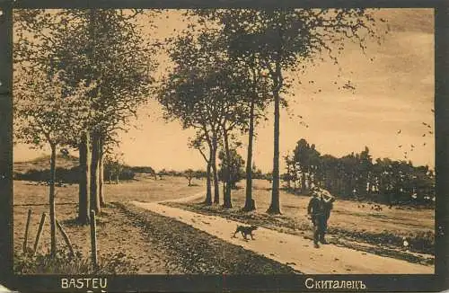 Russia fine art postcard Basteu