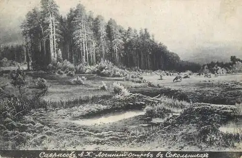 Sokolniki District, Savrasov fine art