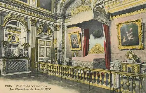 France Palais de Versailles Chambre de Louis XIV
