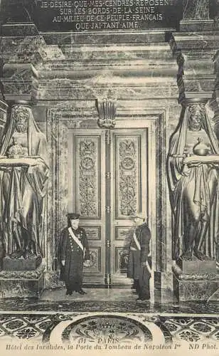 France Paris Hotel des Invalides Porte du Tombeau du Napoleon