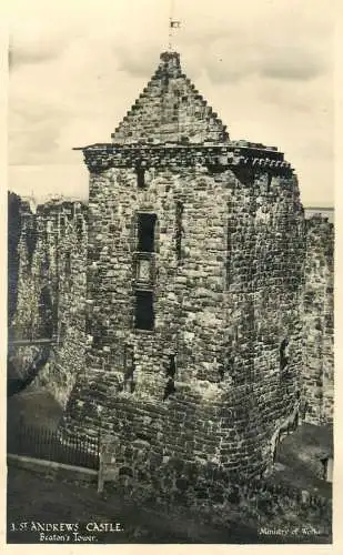 Scotland St Andrews Castle Beaton's Tower