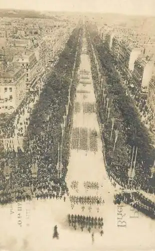 France Paris Avenue de la Grande Armee - Le Defile Fete de la Victoire 1919 image