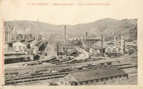 France Le Creusot Usines Schneider vue generale