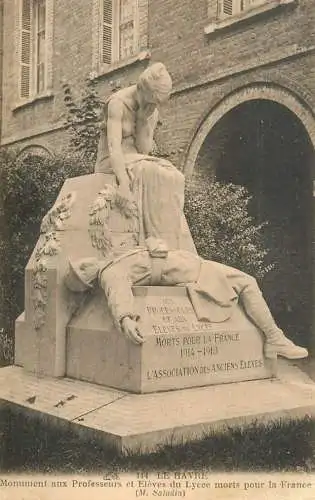 France Le Havre Monument aux Professeurs et Eleves du Lycee morts pour la France
