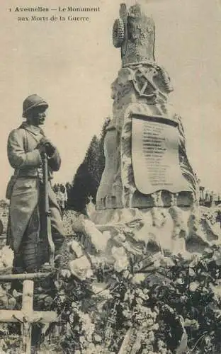 France Avesnelles (Nord) Monument aux Morts de la Guerre