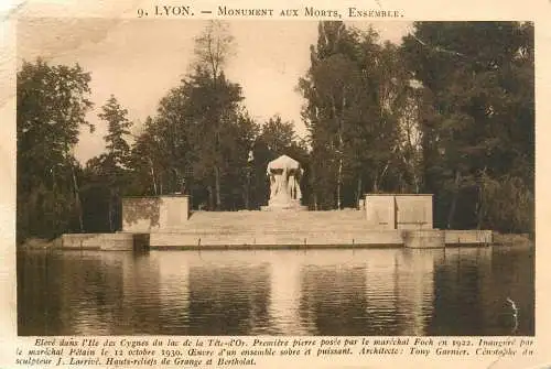 France Lyon (Rhone) Monument aux Morts, ensemble
