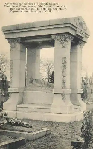 France Orleans (Loiret) Monument aux Morts de de la Grand Guerre