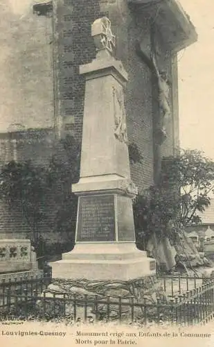 France Louvignies-Quesnoy (Nord) Monument aux Enfants de la Commune Morts pour la Patrie