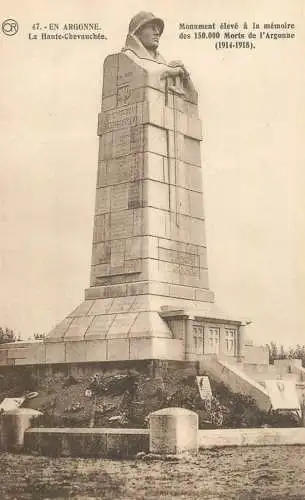 France Argonne Monument aux 150.000 Morts de l'Argonne 1914-1918