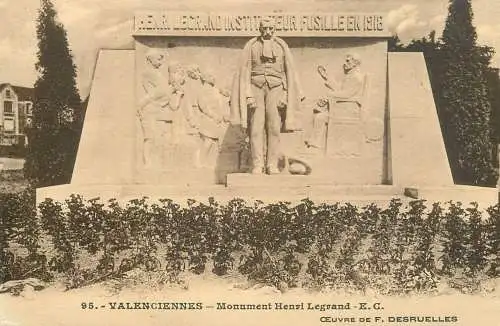 France Valenciennes Monument Henri Legrand