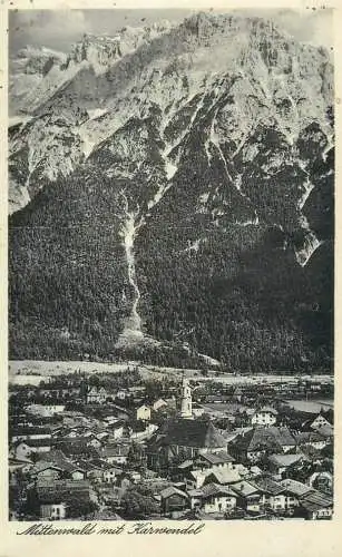 Germany Mittenwald mit Karwendel