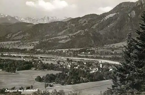 Germany Lenggries mit Karwendel
