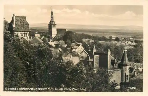 Germany Solbad Frankenhausen/Kyffhauserland Blick vom Weinberg