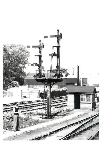 British railroad surface transport photographic print Pamlin 1960 Croydon 12 x 16 cm