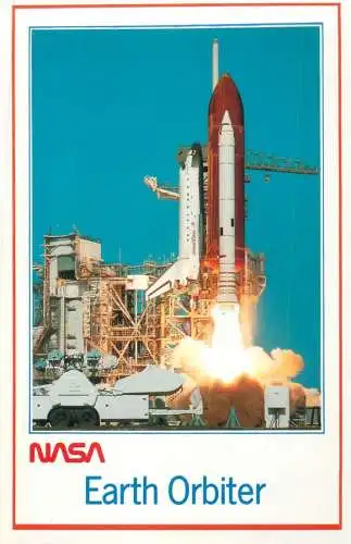 NASA space shuttle launch Earth Orbiter