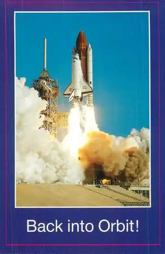 NASA space shuttle back into orbit