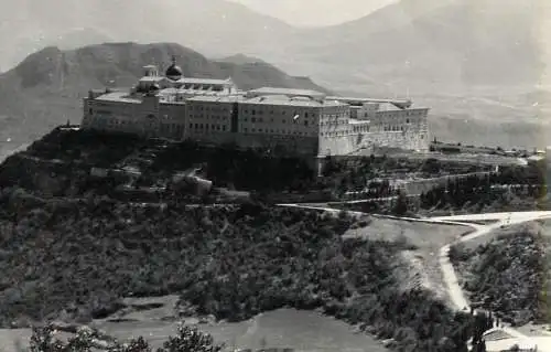 Montecassino monastery real photo photographic postcard
