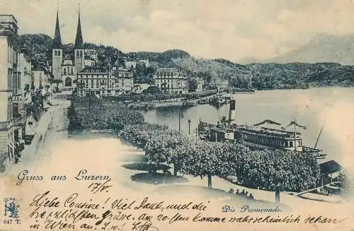 Gruss aus Lucerne 1899