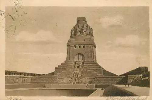 AK Leipzig Volkerschlachtdenkmal 1920